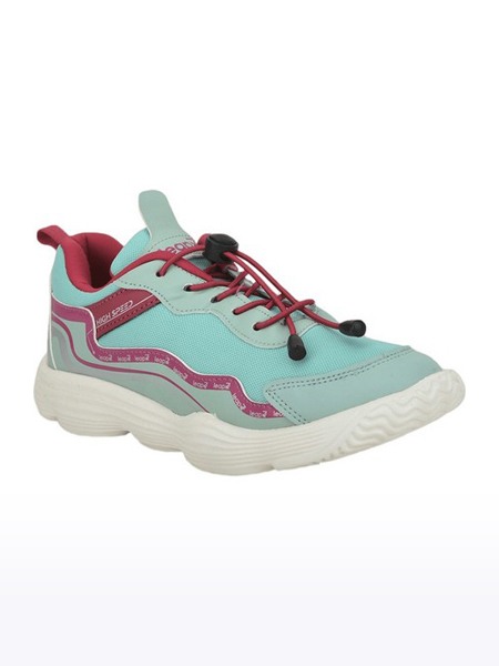 Unisex LEAP7X Mesh Green Running Shoes
