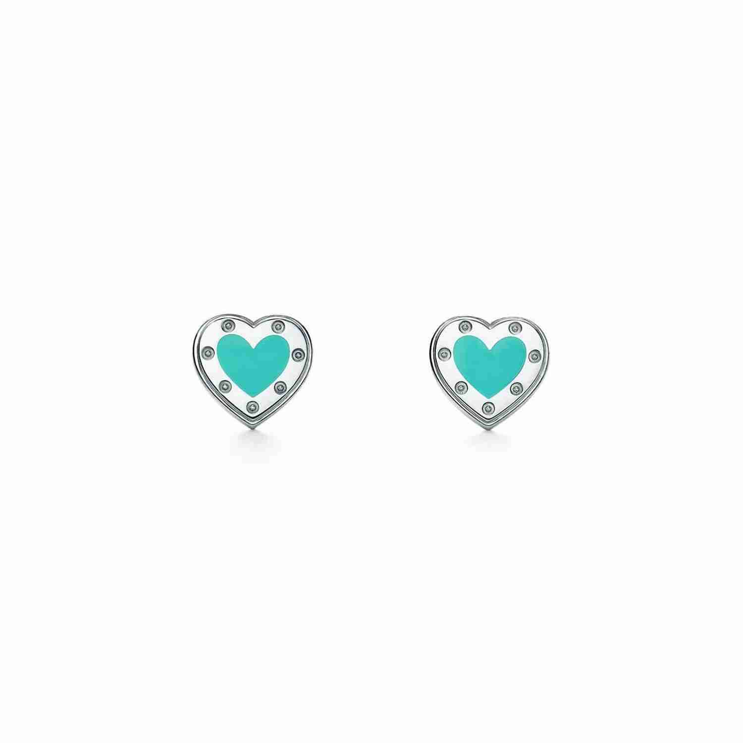 Return to Tiffany��:Love Heart Earrings