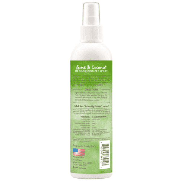 TropiClean Lime & Coconut Deodorizing Pet Spray – 236 ml