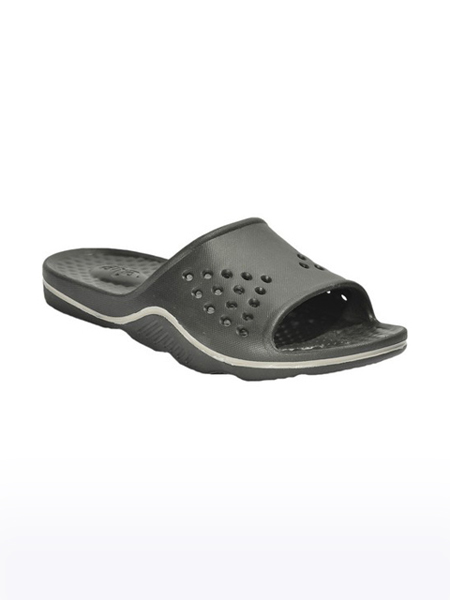 Men's A-HA Rubber Black Flip Flops