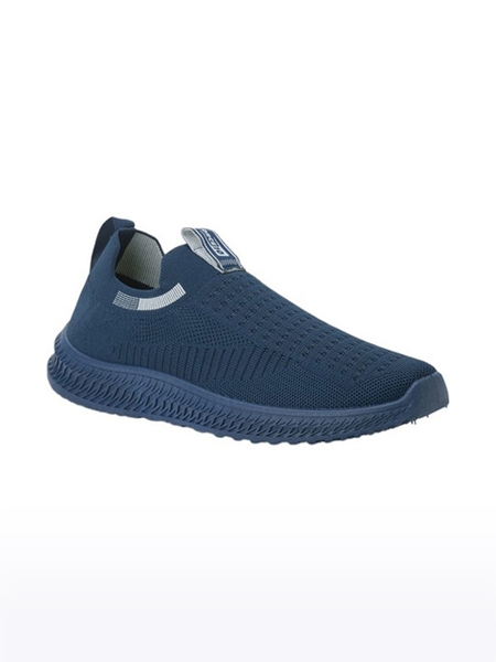 Men's Force 10 Woven Blue Casual Slip-ons