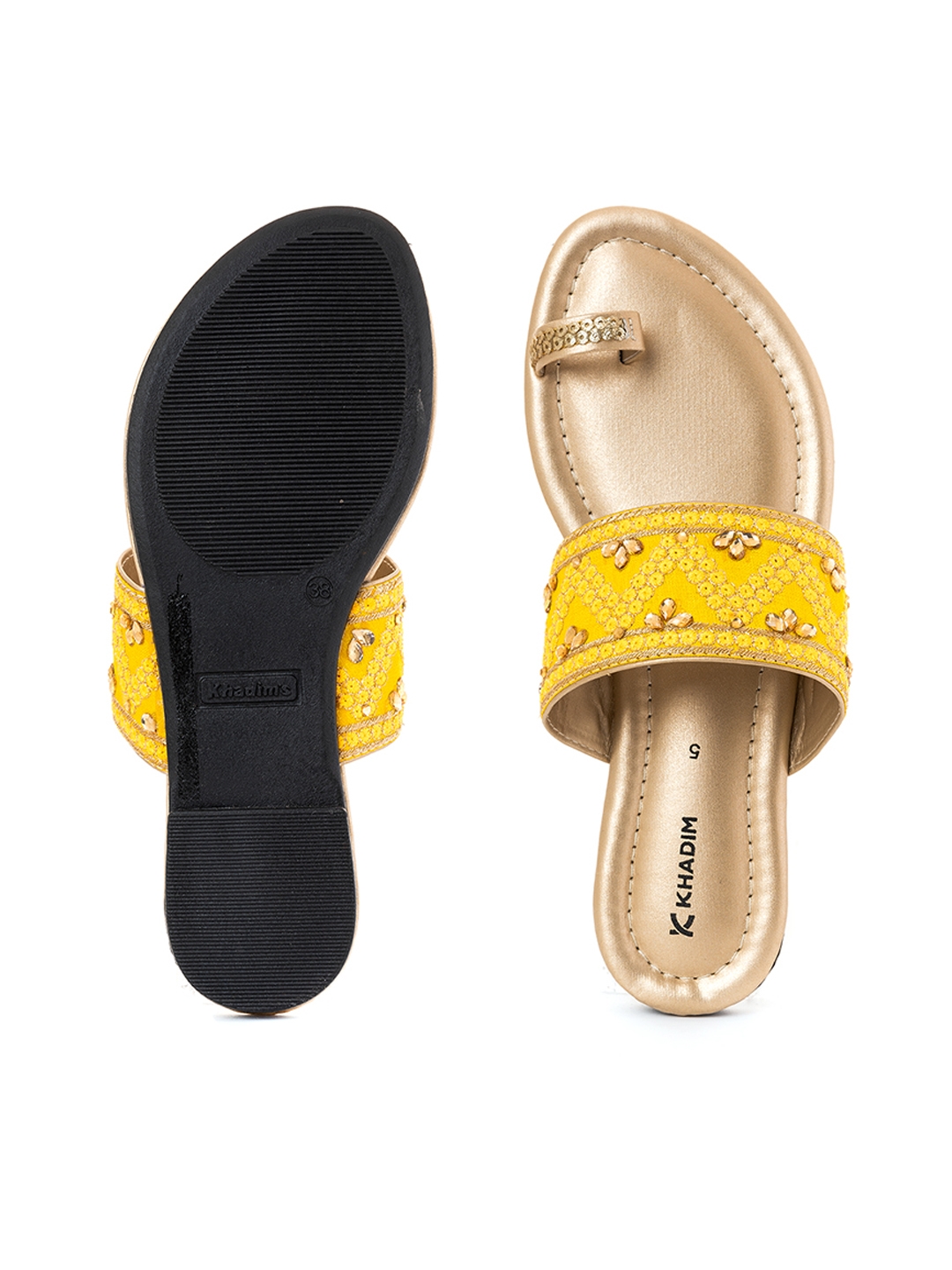 KHADIM Softouch Beige Platform Heel Slip On Sandal for Women (7550108)