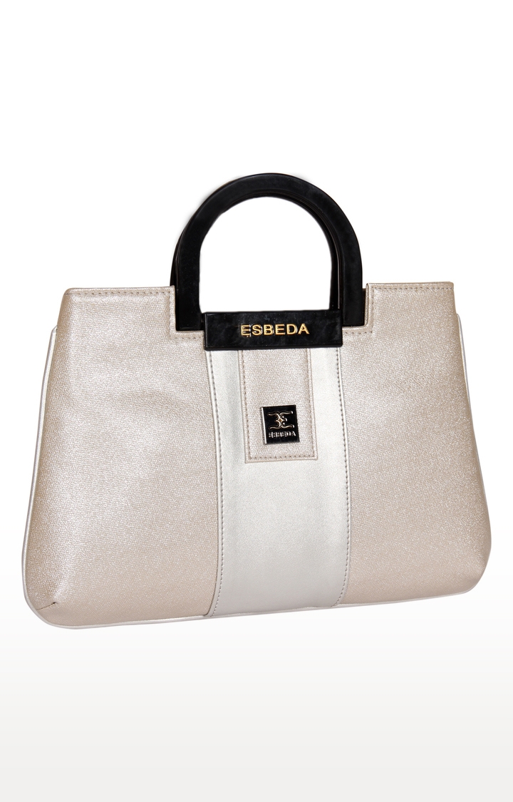 ESBEDA | Light Gold Solid Handbags 6
