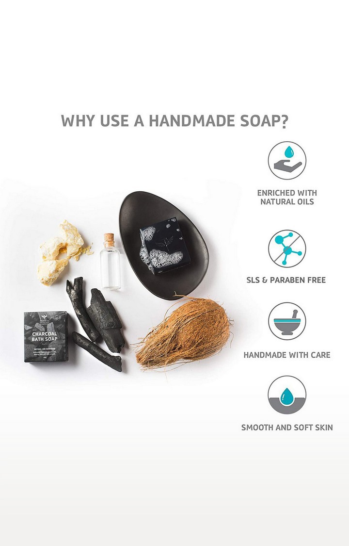 Bombay Shaving Company Deep Cleansing Charcoal Bath Soap