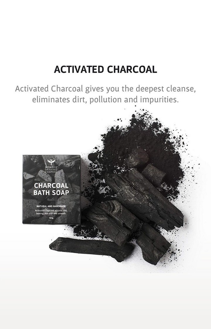 Bombay Shaving Company Deep Cleansing Charcoal Bath Soap