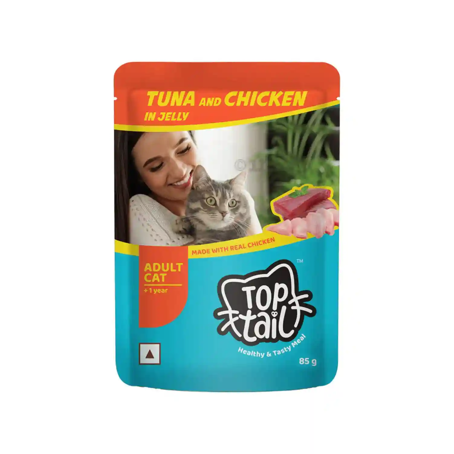 Top tail | Toptail Adult Tuna and Chicken 85 GM – (Best Before Jan’26)