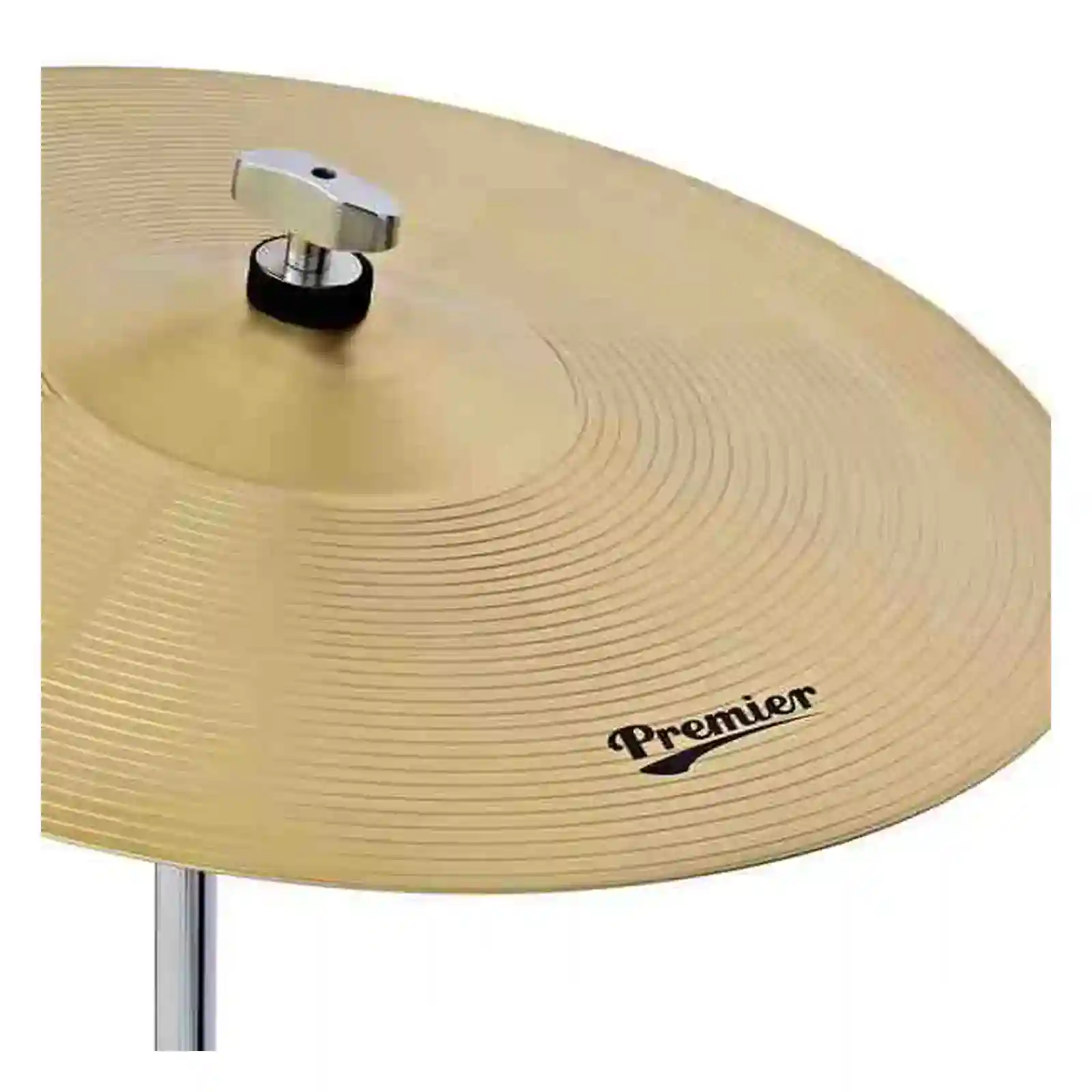 Premier Revolution Series 5-Piece Complete Acoustic Drum Kit, 22" Bass Drum, Red Sparkle 5