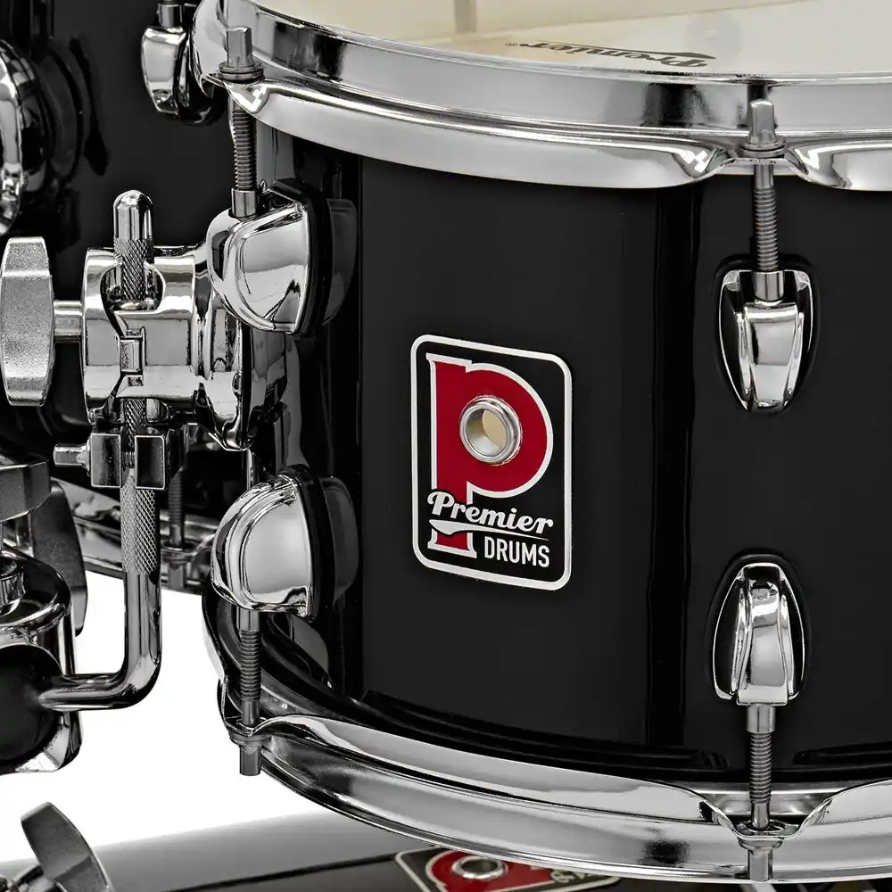 Premier Revolution 5-Piece Complete Acoustic Drum Kit, 22" Bass Drum, Black 3