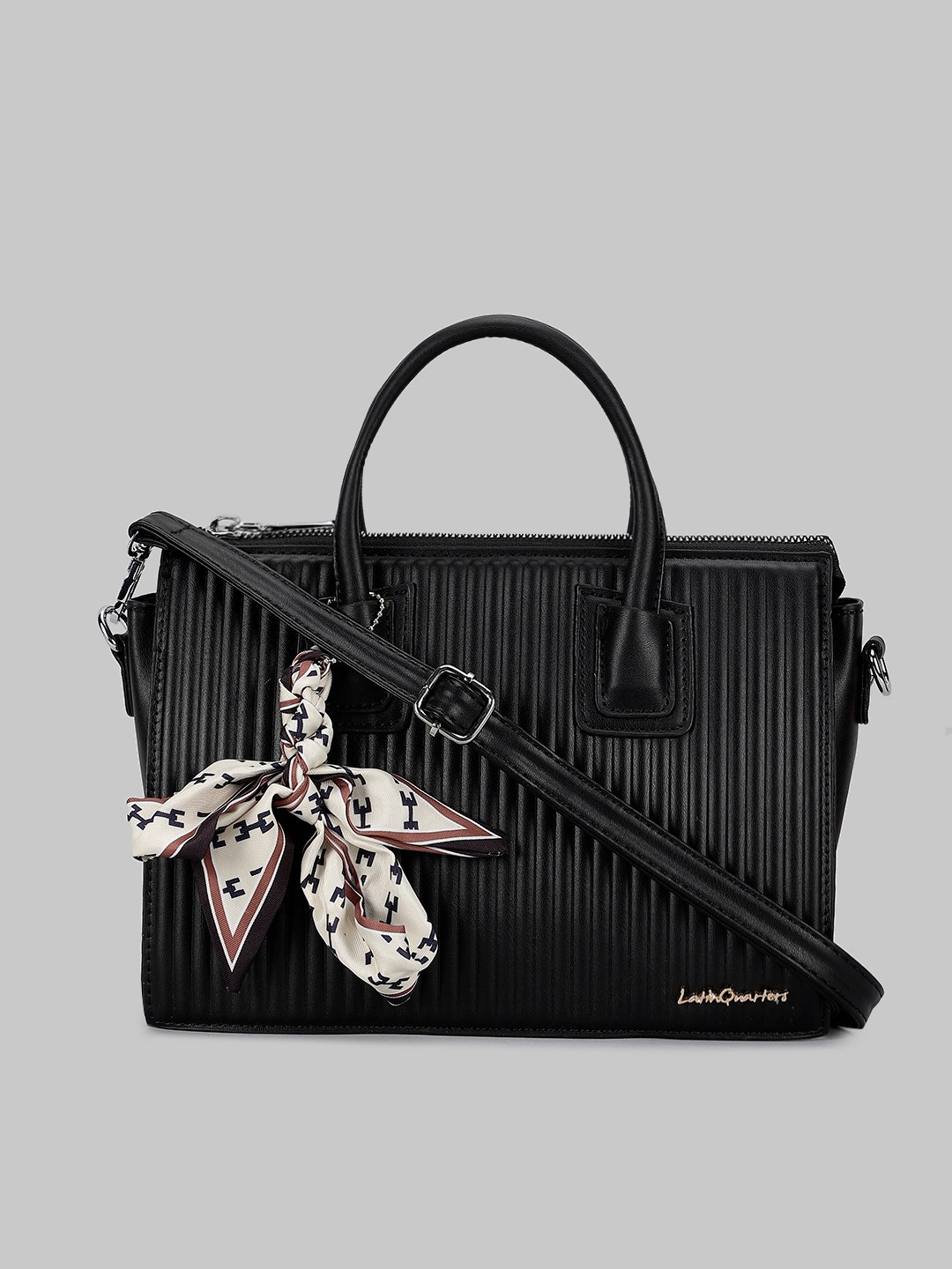 Latin Quarters Women Black Solid Stylish Hand Bags For Day To Night