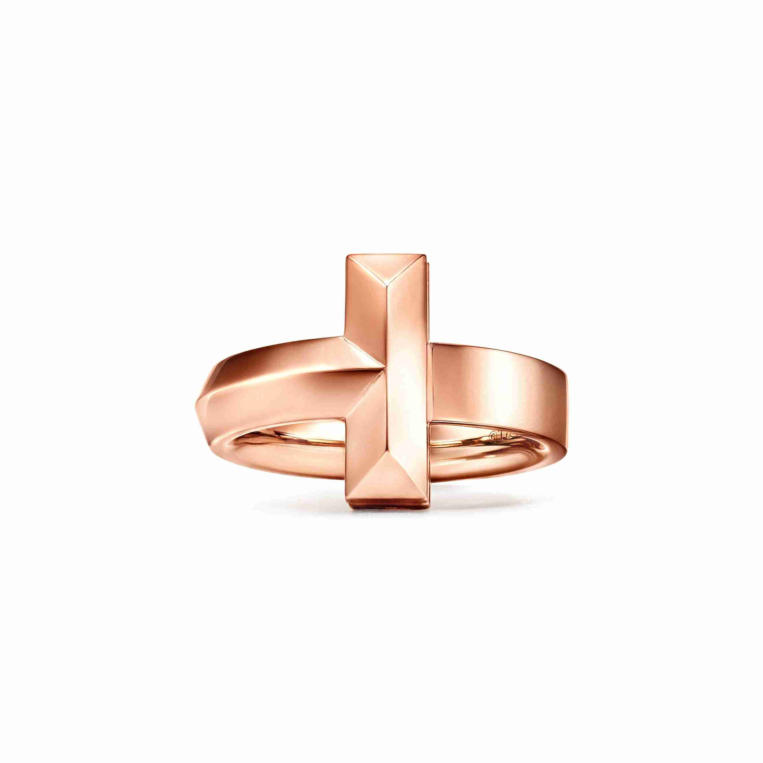 Tiffany T:T1 Wide Ring_x000D_in 18k Rose Gold