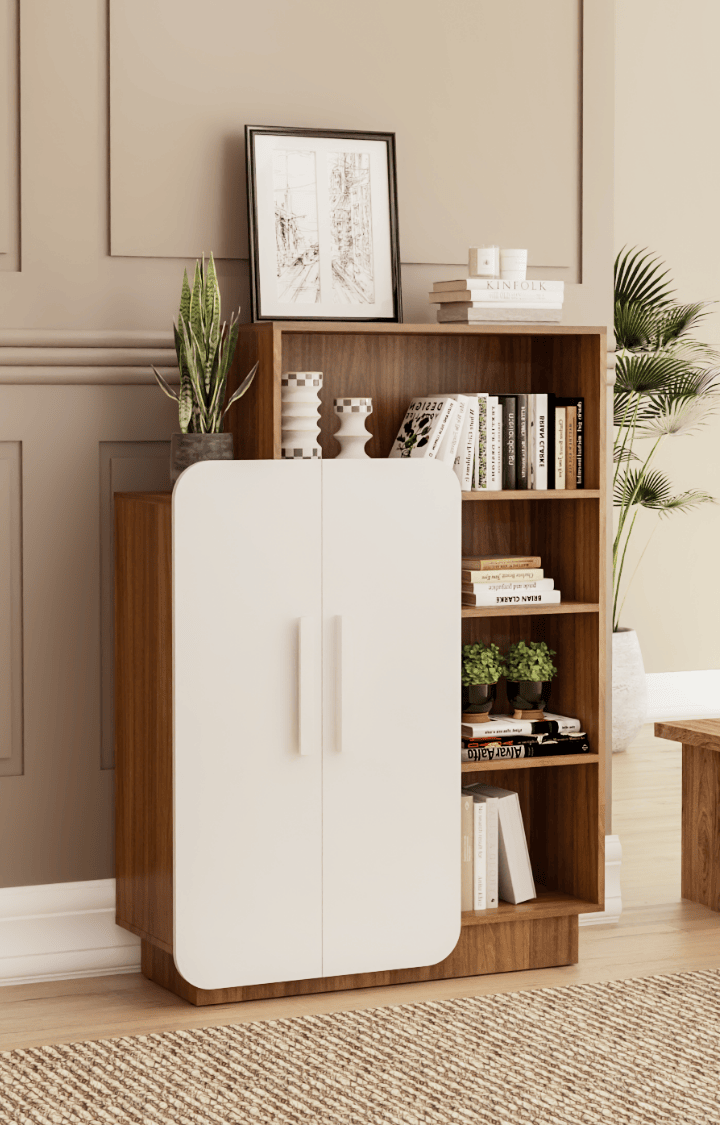 Haven Bookshelf - Frosty White