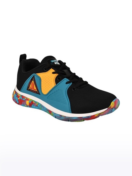 Campus Shoes | Boys Black BUNNY JR Running Shoes 0