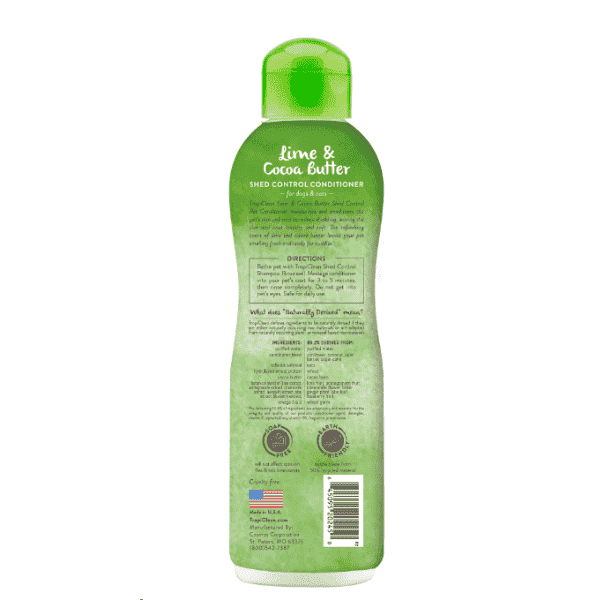 TropiClean Lime & Cocoa Butter DeShedding Pet Conditioner