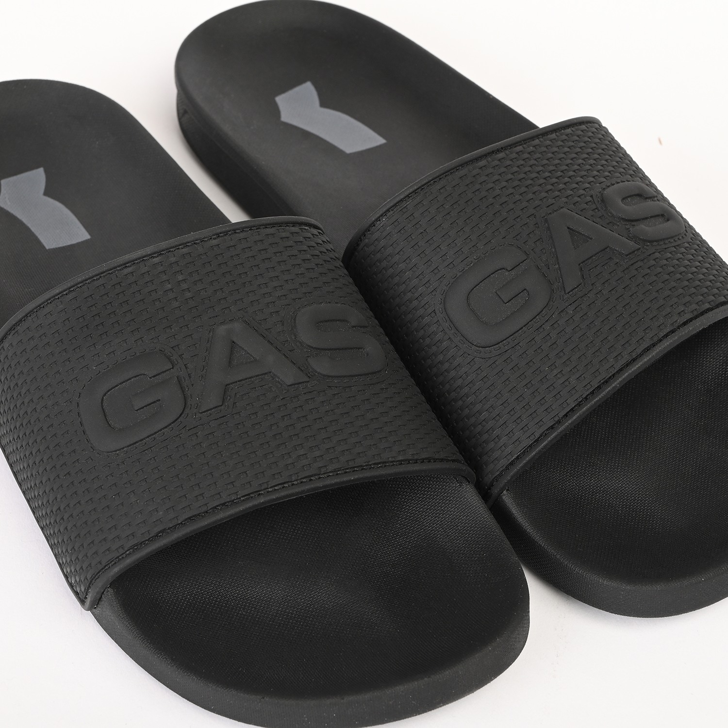GAS | Men's ReactEase Black Slides|3