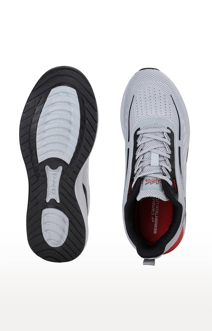 Men's Abacus Grey Mesh Running Shoes