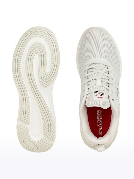 Campus Shoes | Men's White RUN Running Shoes 3