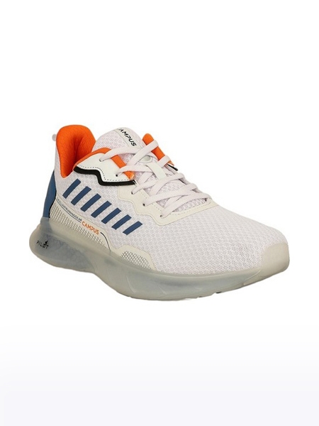 Campus Shoes | Men's White DECCAN Running Shoes 0