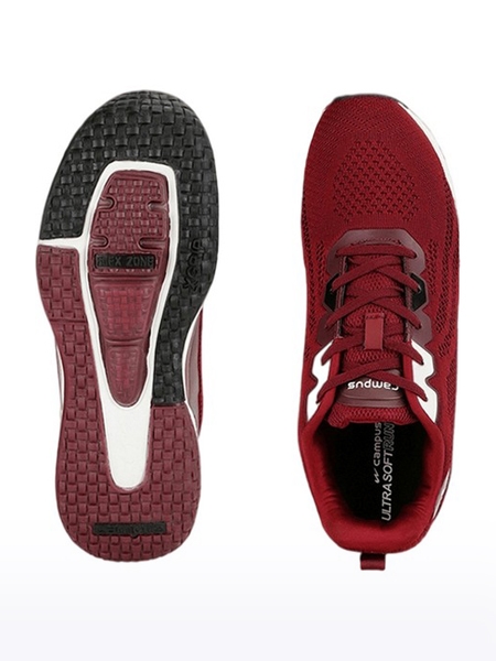 Campus Shoes | Men's Red IGNITION PRO Running Shoes 3