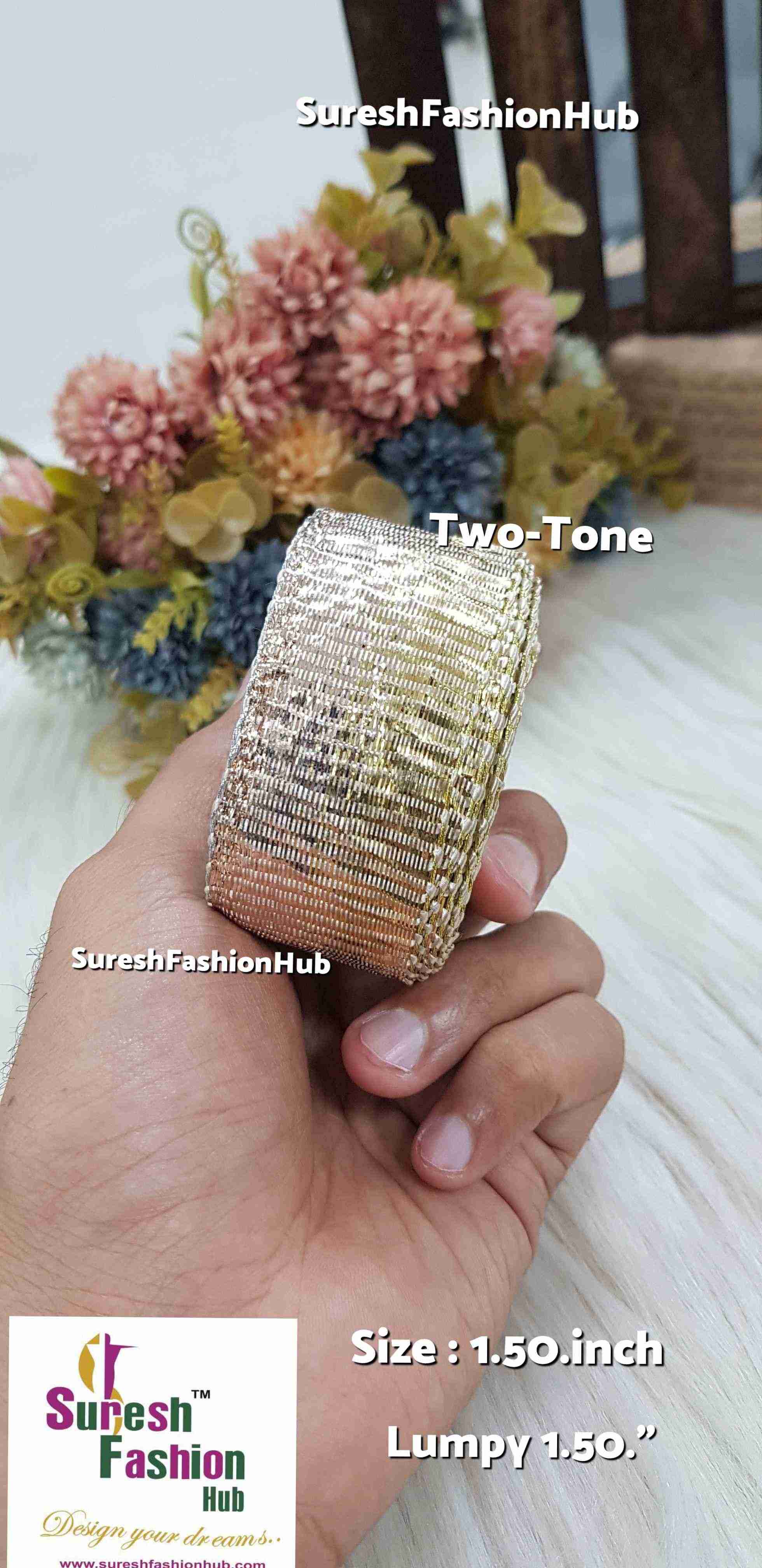 Two Tone Lampi Gota Border 1.50'' inch