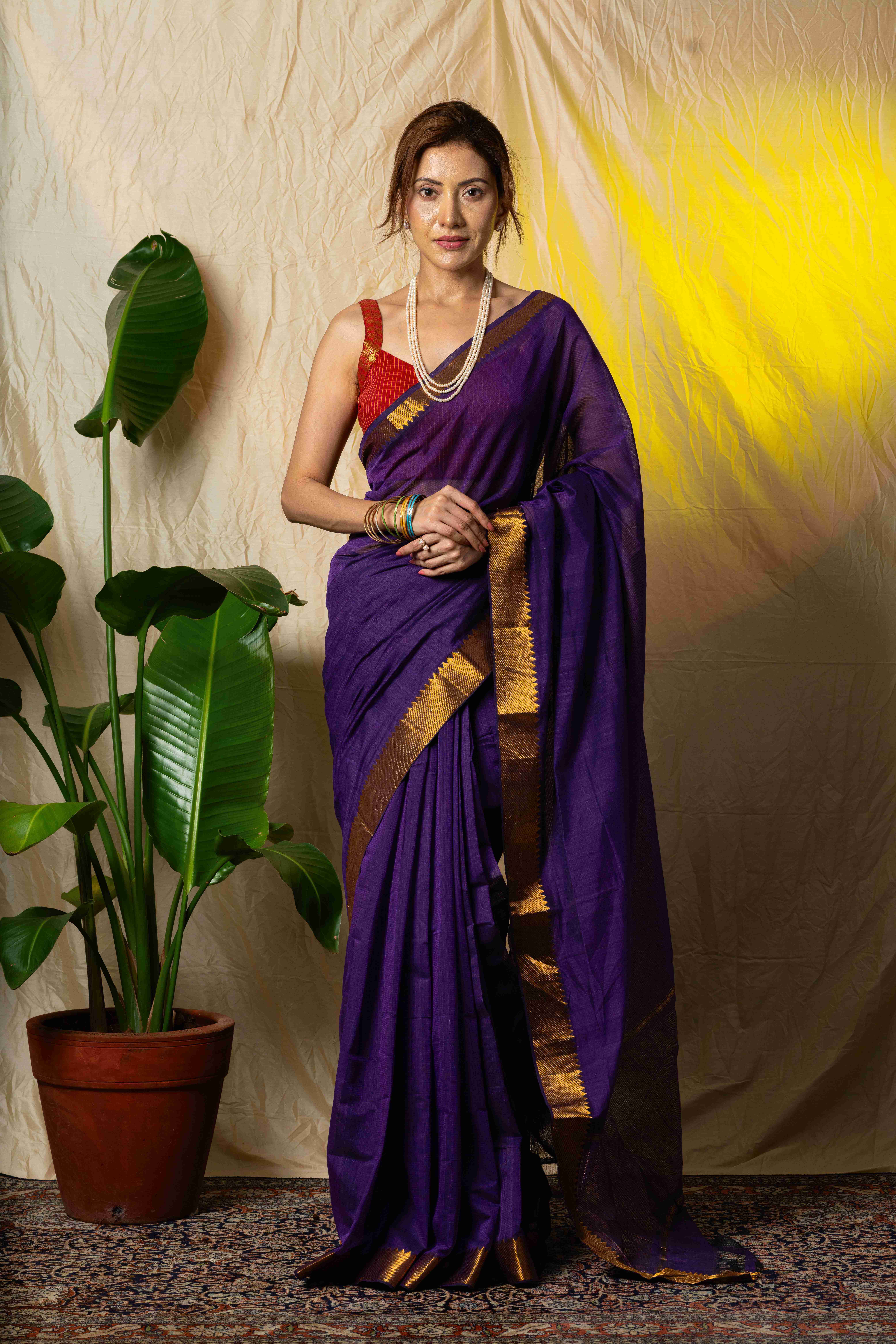 Maheshwari Silk  Saree