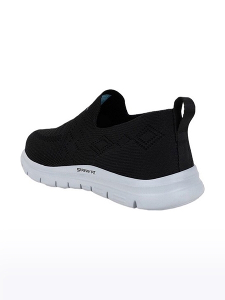 Campus Shoes | Women's Black TEES Running Shoes 2