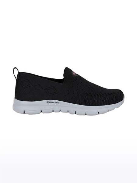 Campus Shoes | Women's Black TEES Running Shoes 1