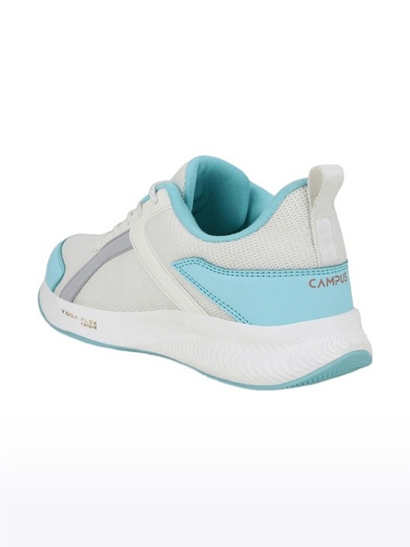 Campus Shoes | Women's White KRYSTAL Running Shoes 2