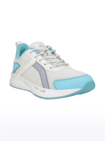 Campus Shoes | Women's White KRYSTAL Running Shoes 0