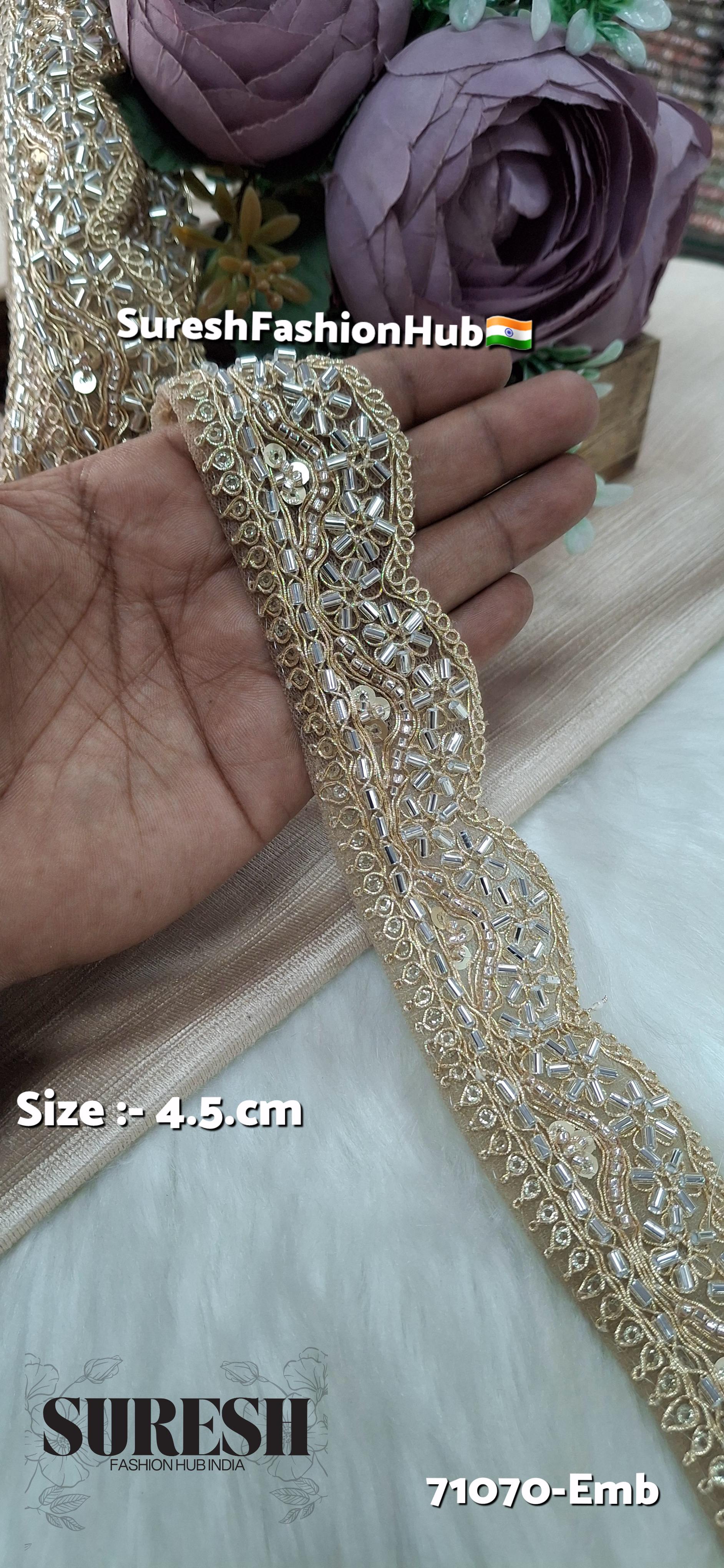 Lightlist Gold Ornate Floral Lace