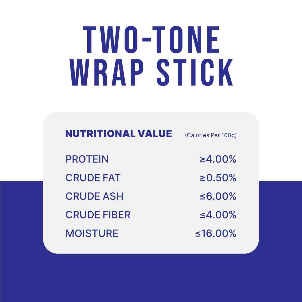 Snackers Non Rawhide Chews Two Tone Wrap Stick Dog Treats, 225 g