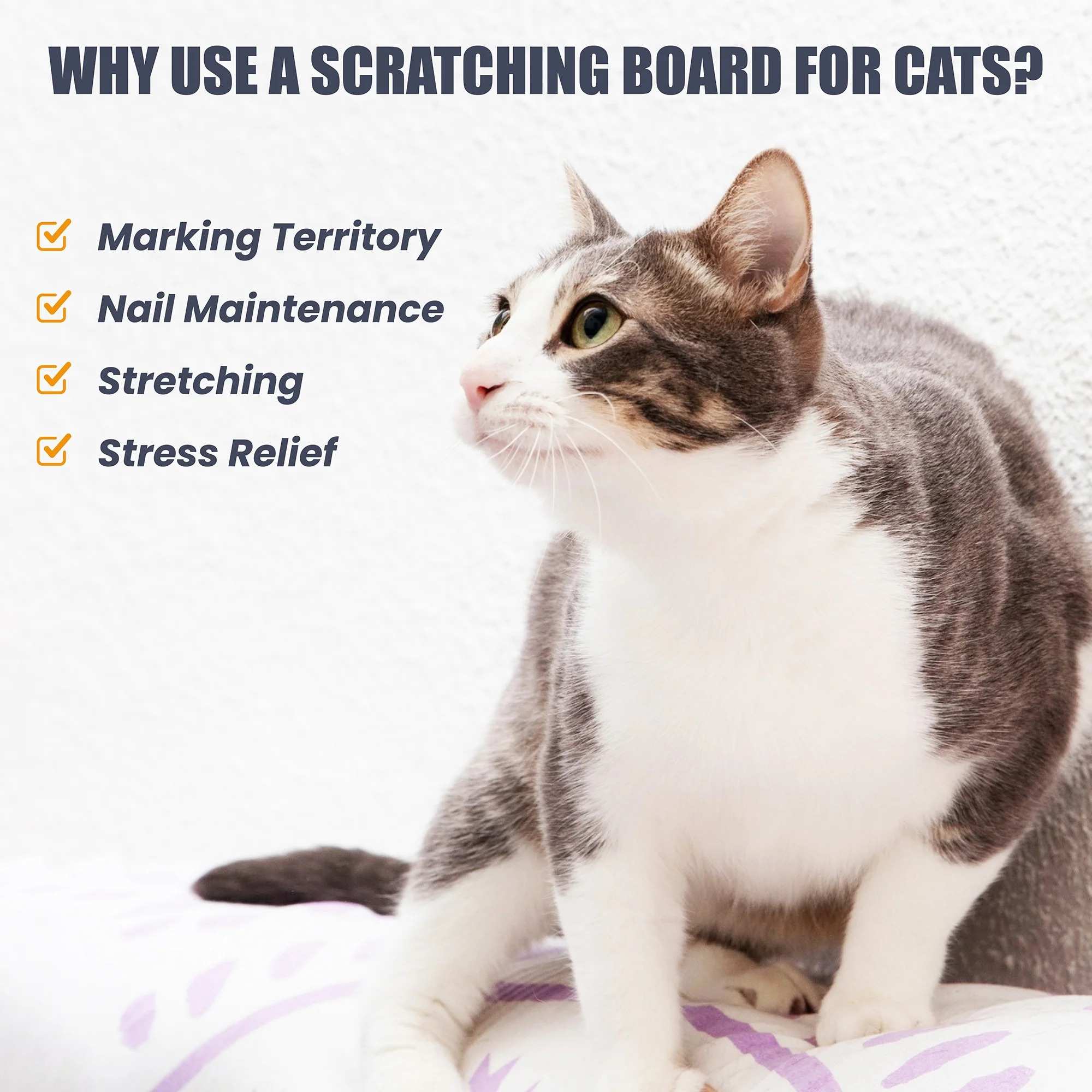 Trixie Scratching Board On A Roll Sisal Rug/Plush for Cats (15×35 cm, Natural/Black)