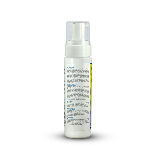 EarthBath Hypoallergenic Grooming Foam for Dogs and Cats