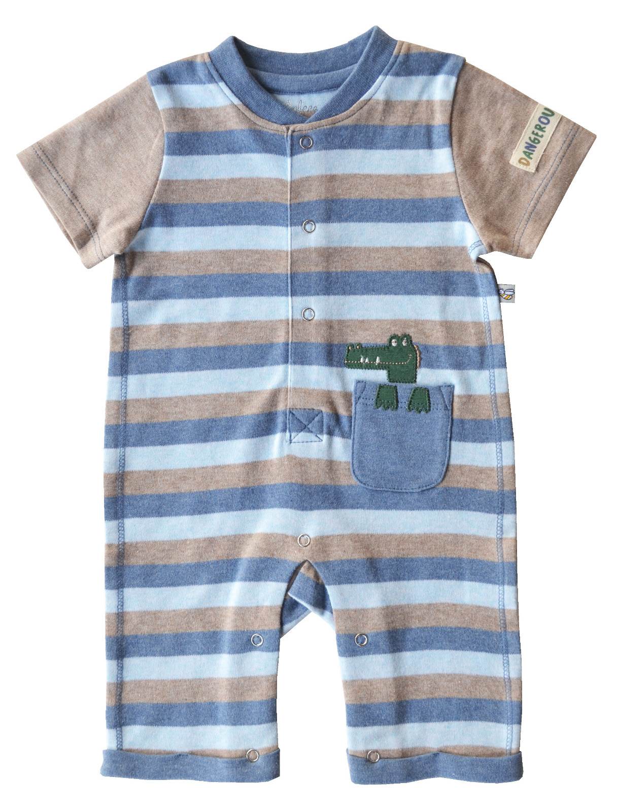 Baby's Full Romper/Sleeper,Color-Stripes