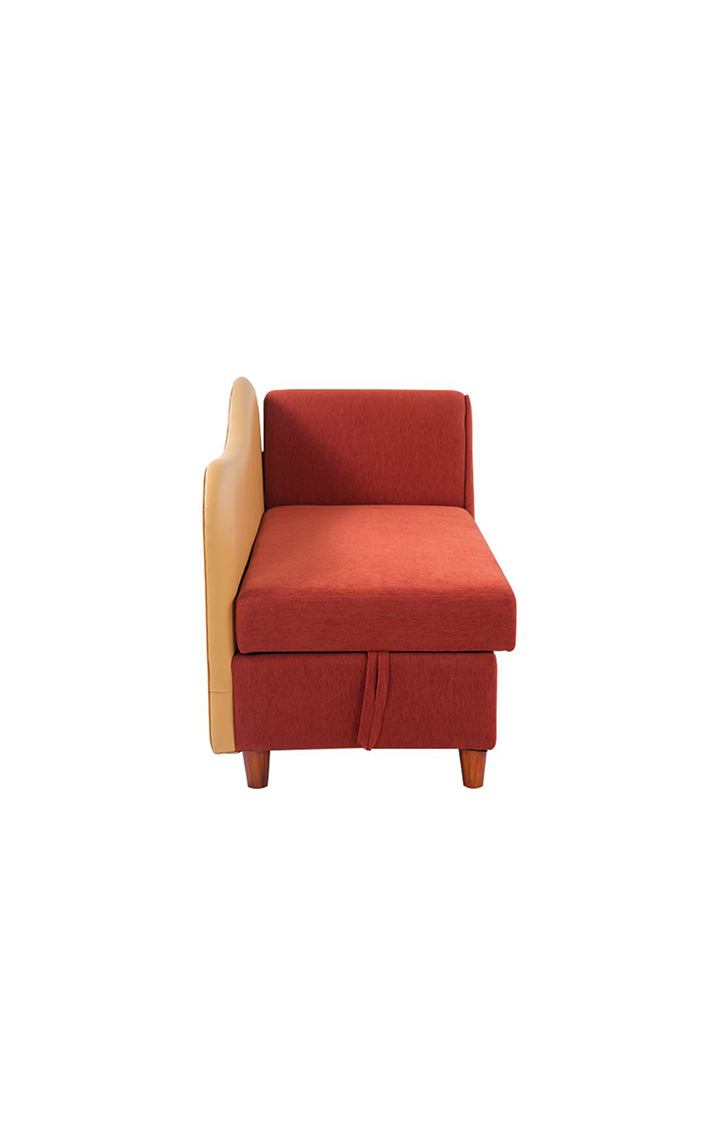 Viva Storage RHS Chaise Lounger Rusty Cider Orange Colour