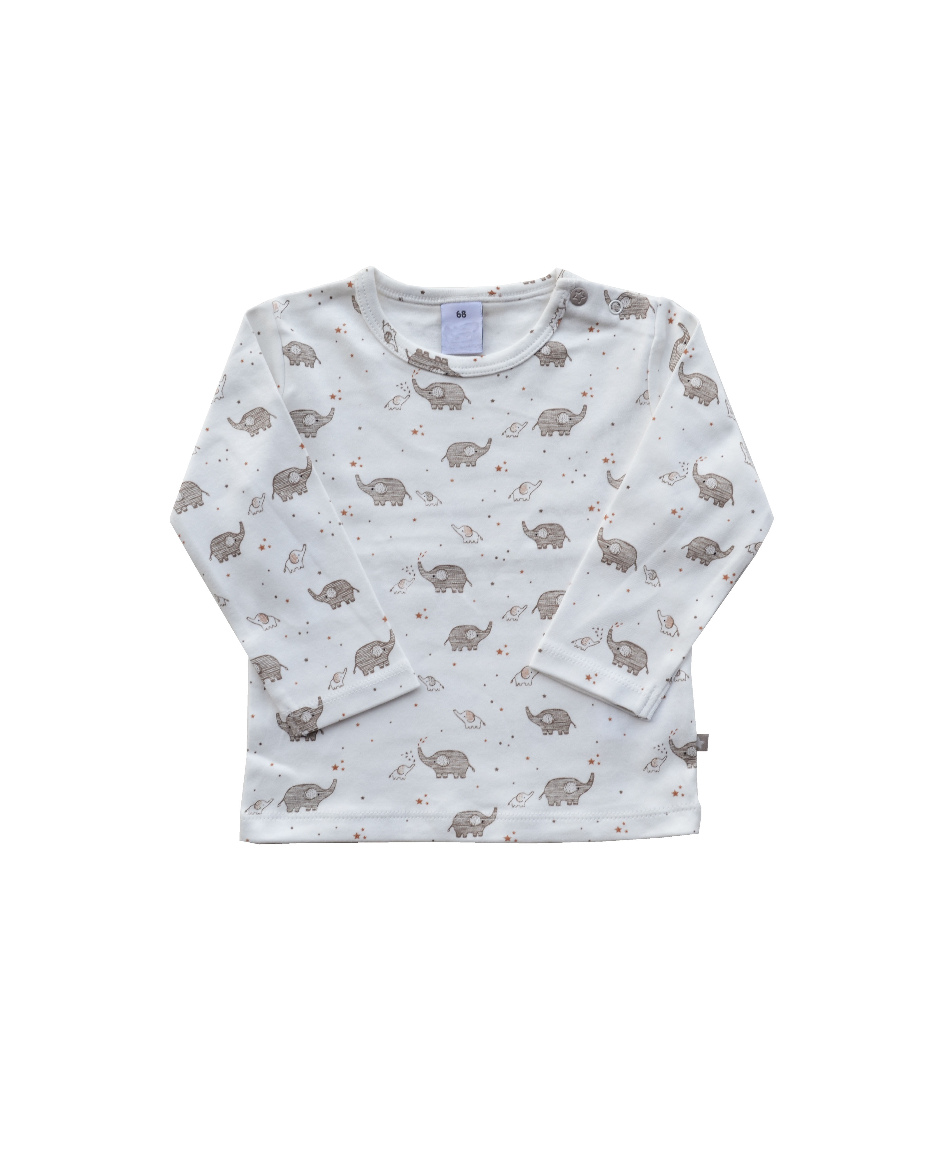 Babeez | T-Shirt with Elephant Print (100% Cotton Interlock) undefined