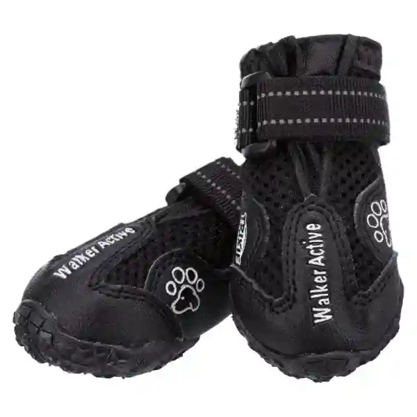 Trixie Walker Active Protective Boots Black - 2 Pcs (Dog Shoes)