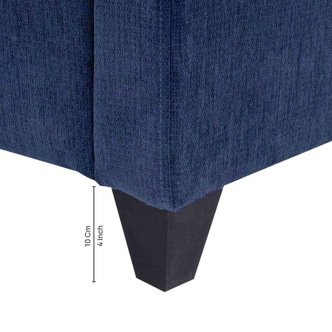 neudot Saya Dual Color Sofa for Living Room |3 Persons Sofa|Premium Fabric with Cushioned Armrest | Solid Wood Frame|3 Seater in Saya Duo Blue Color