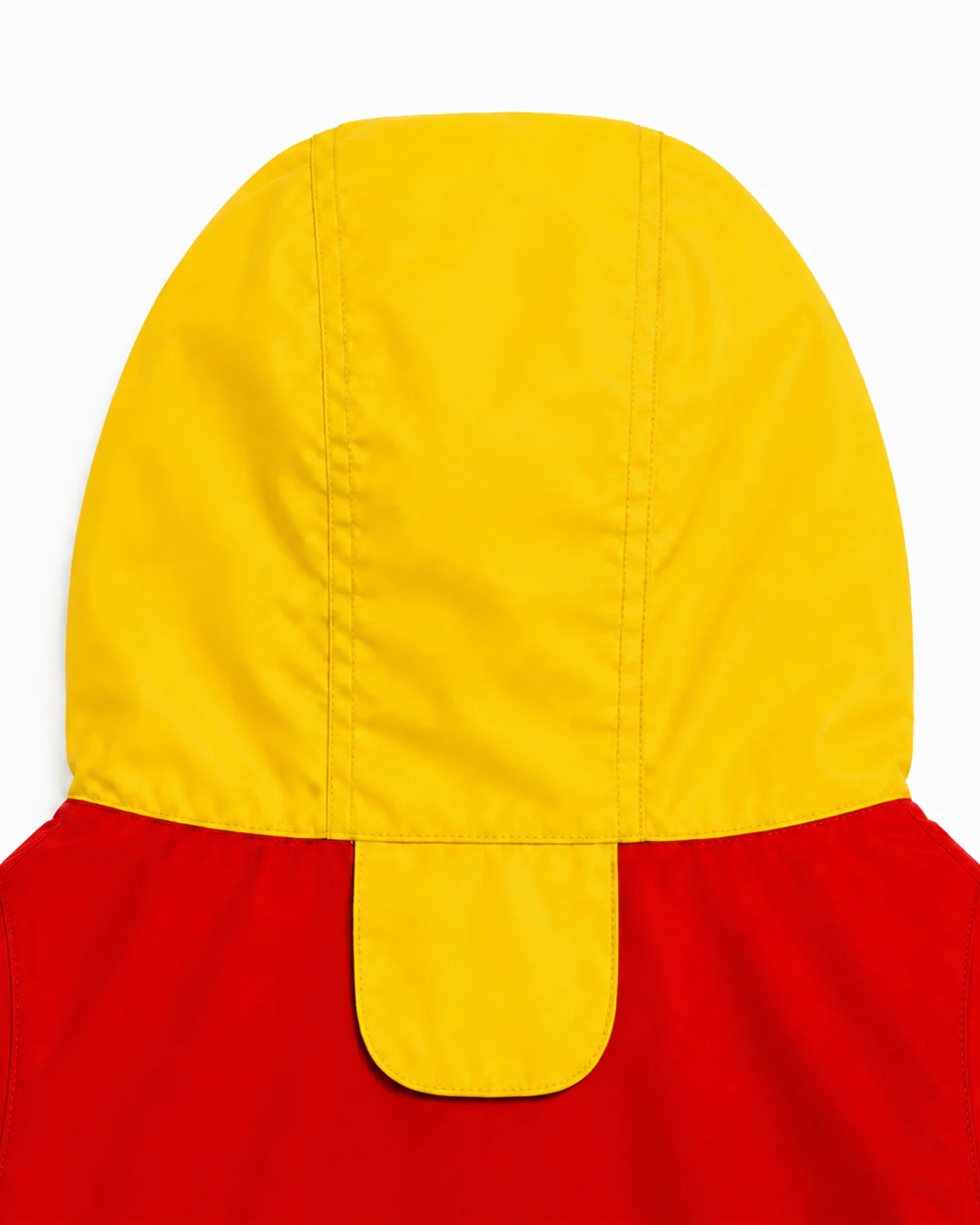 Pawsindia Dog Hooded 360° Raincoat, Red & Yellow