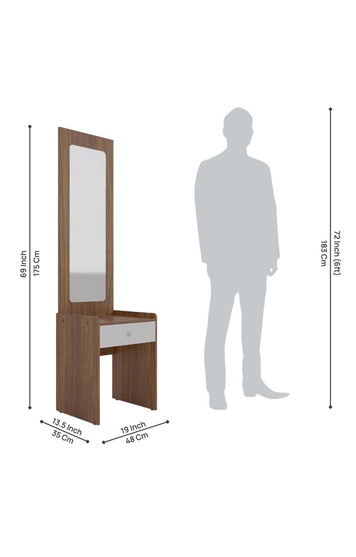 Eliott Dressing Table with Mirror and Storage