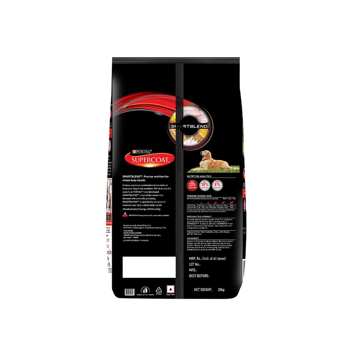 Super Coat Adult All Breed Chicken Dry Food - 20 Kg