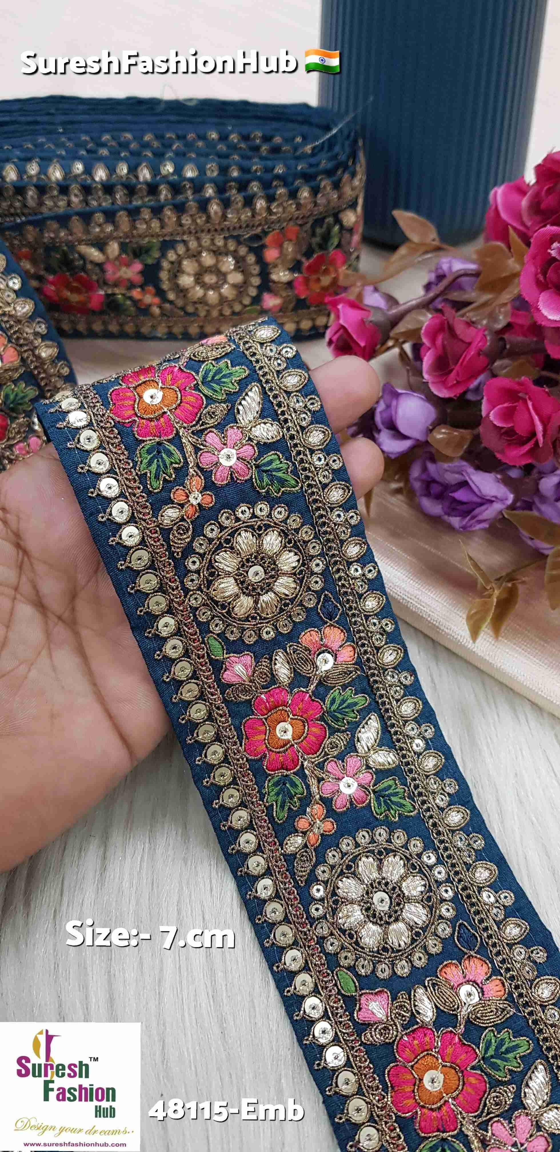 Sabyasachi-Inspired Designer Embroidery Lace
