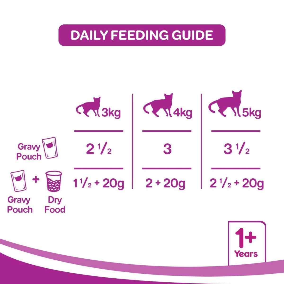 Whiskas Salmon in Gravy Adult Wet Cat Food (+1 year), 80g