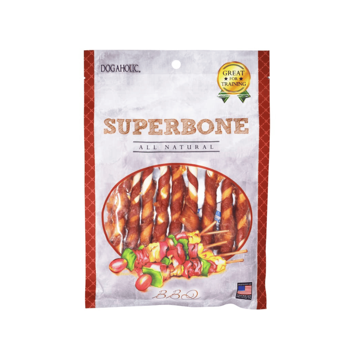 Super Bone Bbq Stick Dog Treat - 9 Pcs