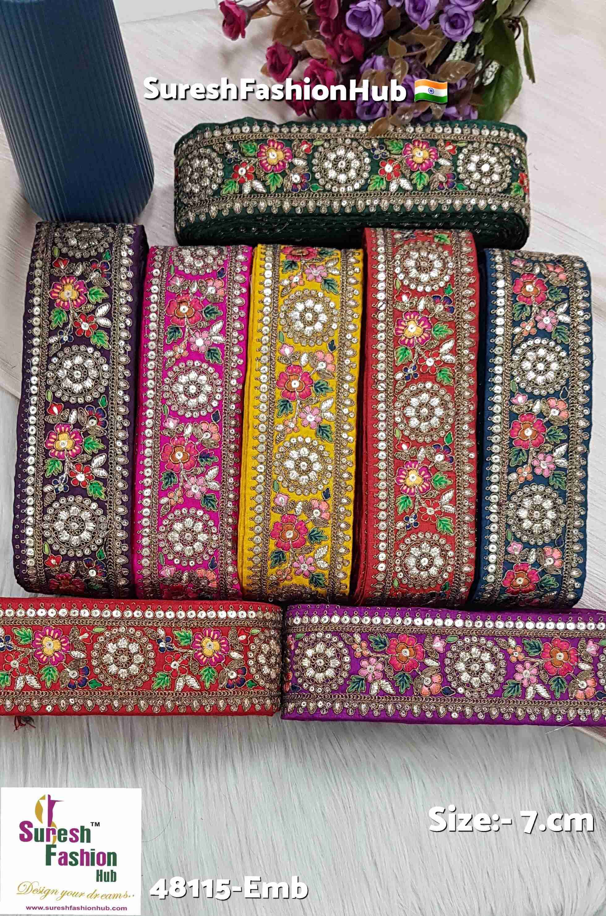 Sabyasachi-Inspired Designer Embroidery Lace
