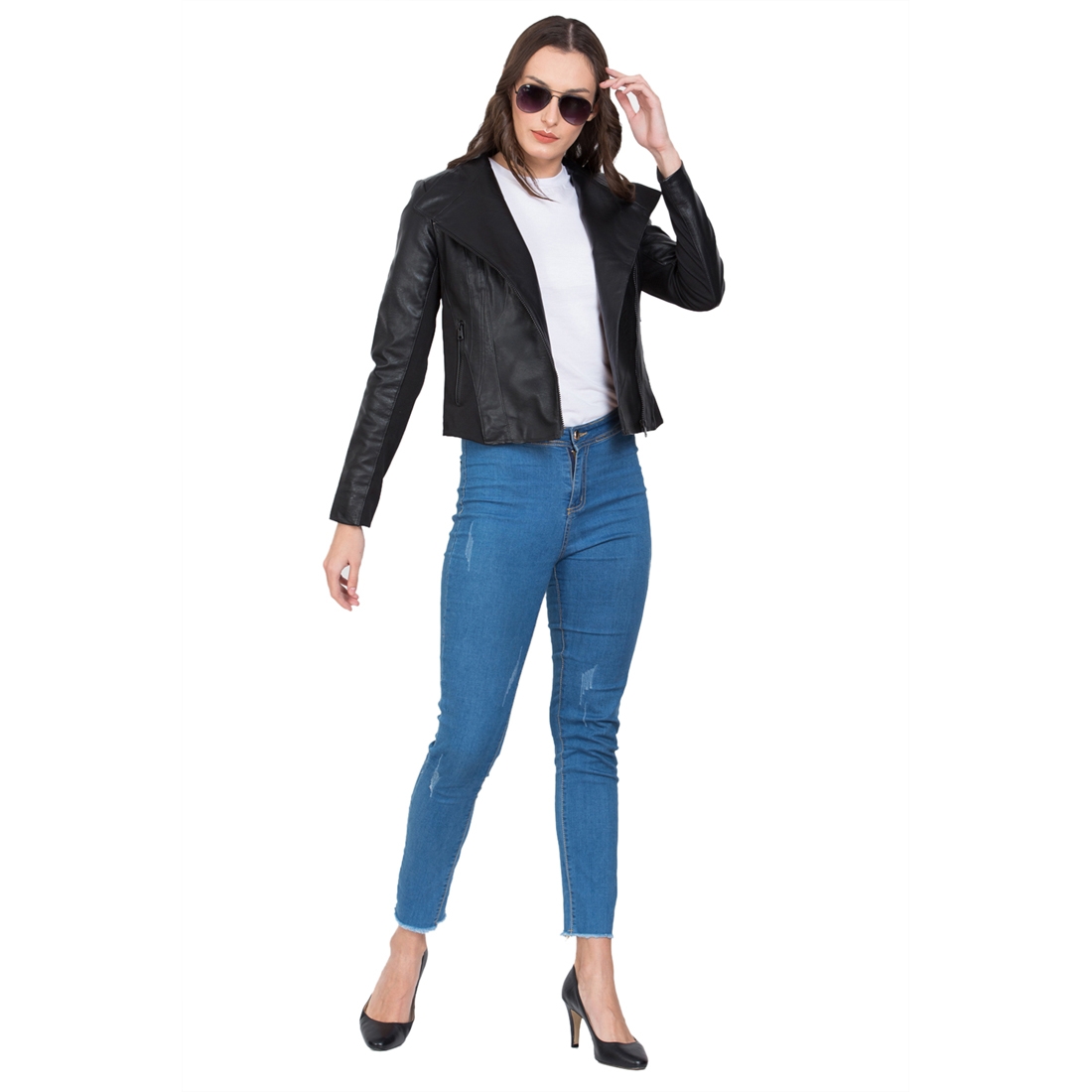 Justanned | JUSTANNED CARBON WOMEN LEATHER JACKET 6
