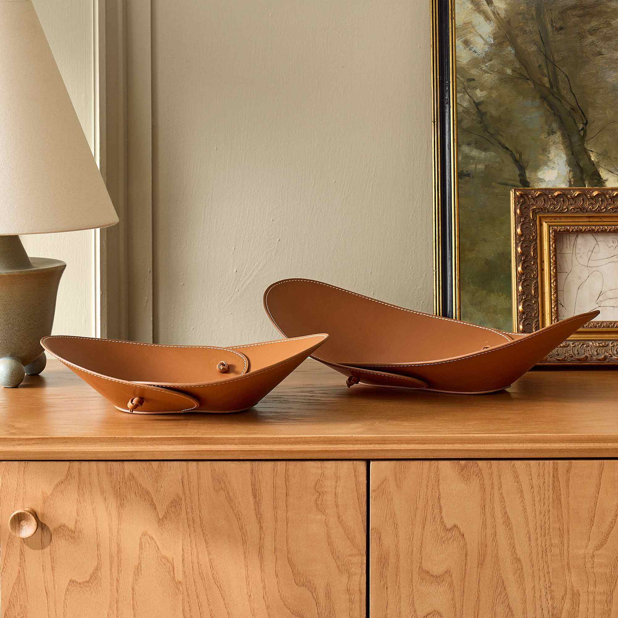 west elm | Pierce & Ward Leather Catchalls