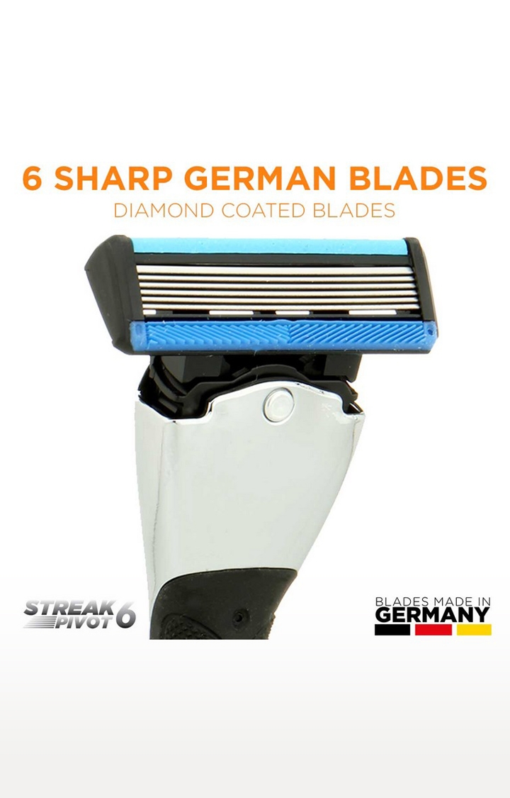 Spruce Shave Club | Spruce Shave Club Streak6 Shaving Razor | 6 Blade Razor | Diamond Coated Blades | Made in Germany 2