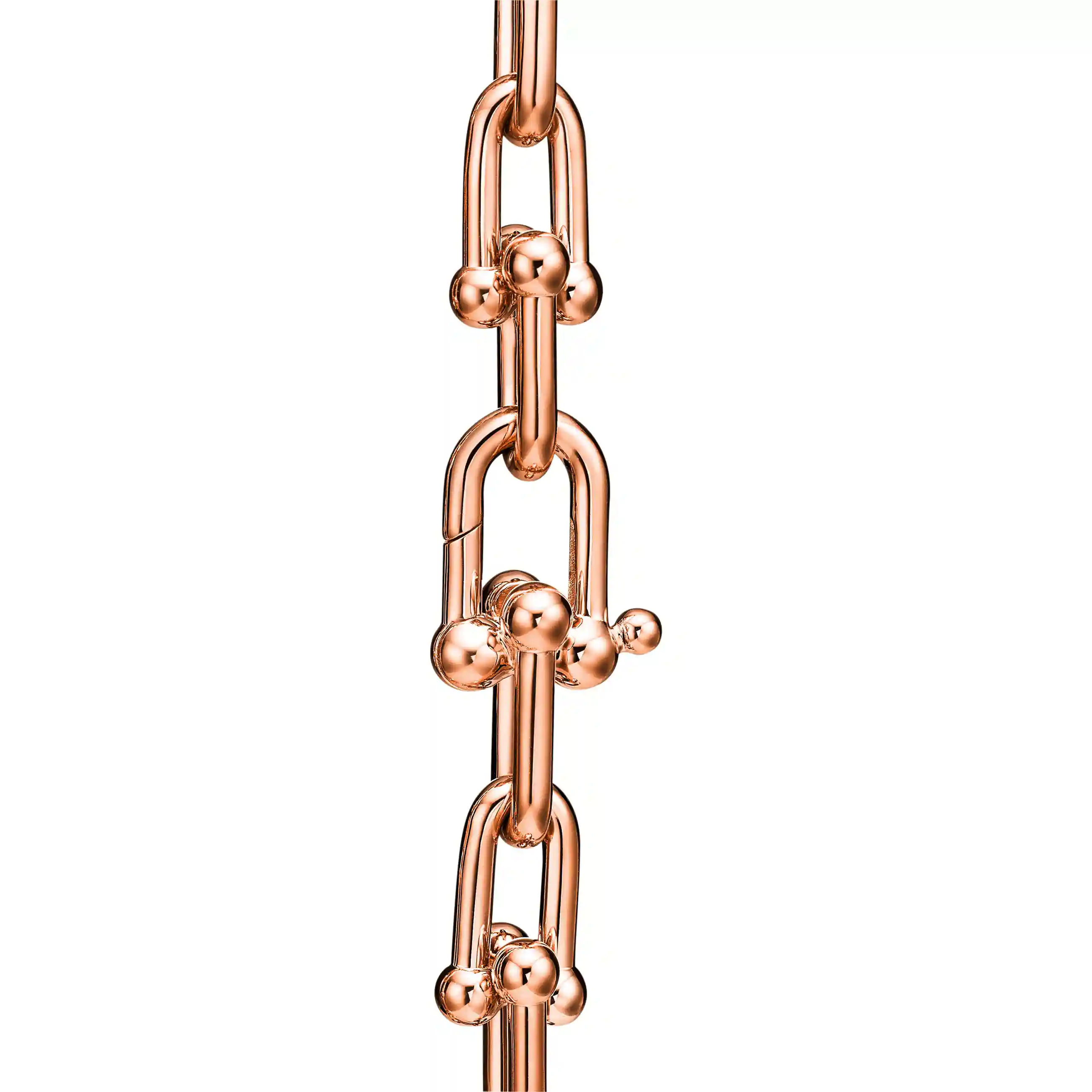 Tiffany HardWear: Medium Link Bracelet in Rose Gold