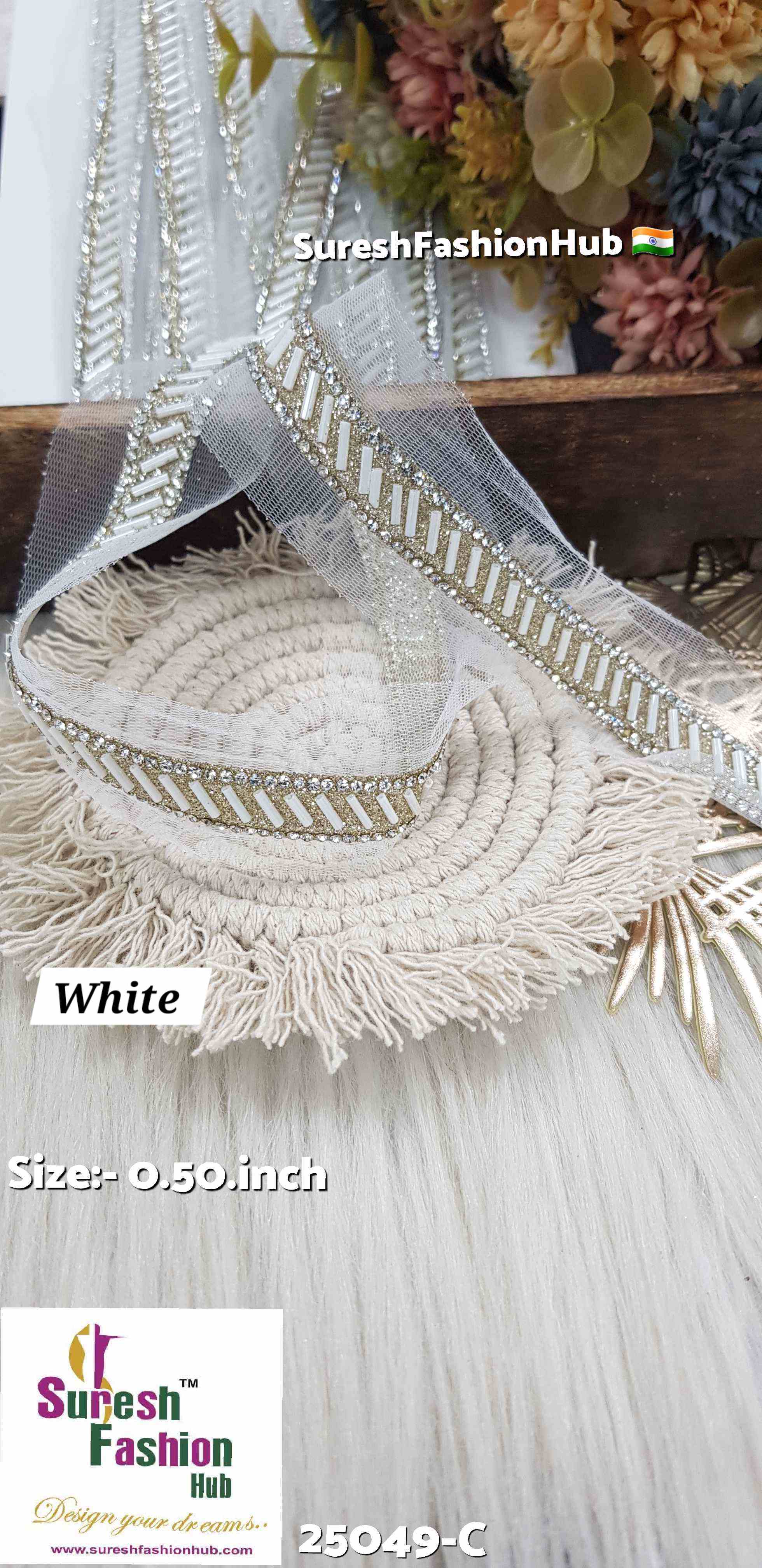 White Sparkle Borders