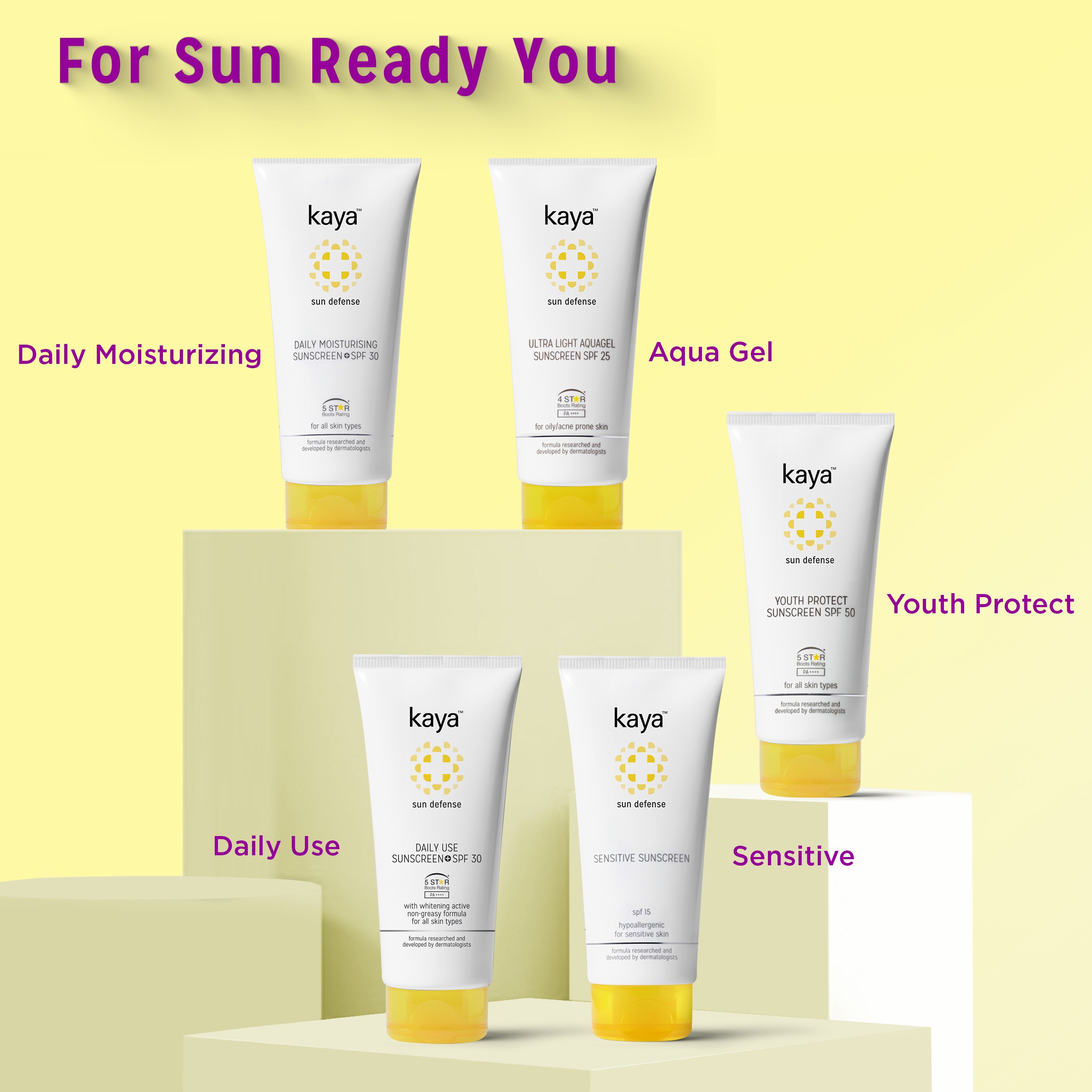 kaya Daily Moisturizing Sunscreen Spf 30